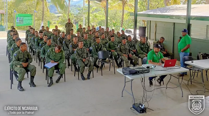 capacitación ambinetal, Ejército de Nicaragua, conservación de recursos, participa, Nicaragua,