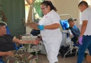 nicaragua, ejercito de nicaragua, jornada voluntaria, sangre, donación voluntaria