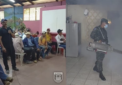 ejercito de nicaragua, nueva segovia, productores, comerciantes, jornada de fumigacion, madriz,