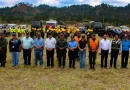 Nueva Segovia, ejercicio de supresión, incendios forestales, Nicaragua, ejercito de Nicaragua,