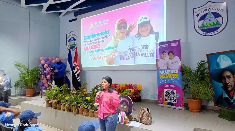 miniserio de la mujer, ministerio del interior, mujeres, gobierno de nicaragua, derechos,