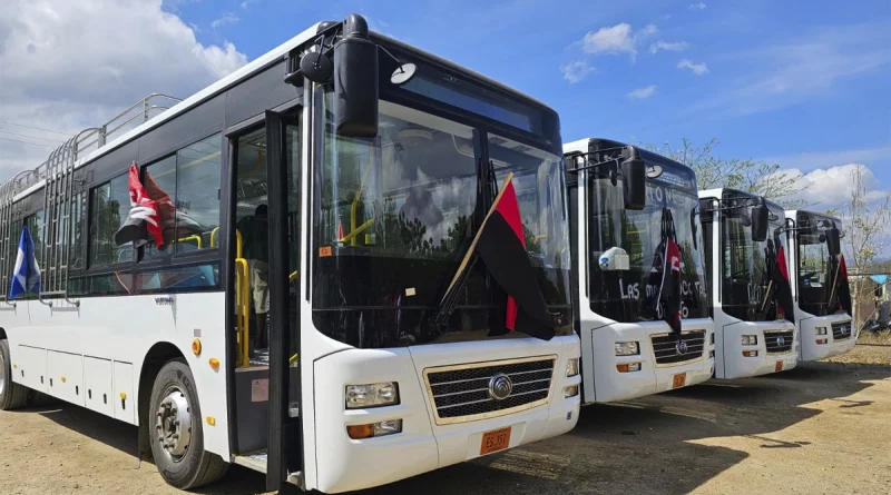 transporte público, gobierno de nicaragua, nueva segovia, buses chinos, unidad de transporte, infraestructura nicaragua