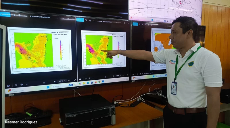 ineter, nicaragua, sensacion termica, clima, ambiente caluroso,