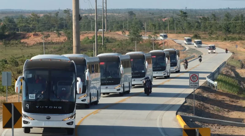 nicaragua, nueva flota, transoirte publico, caribe norte