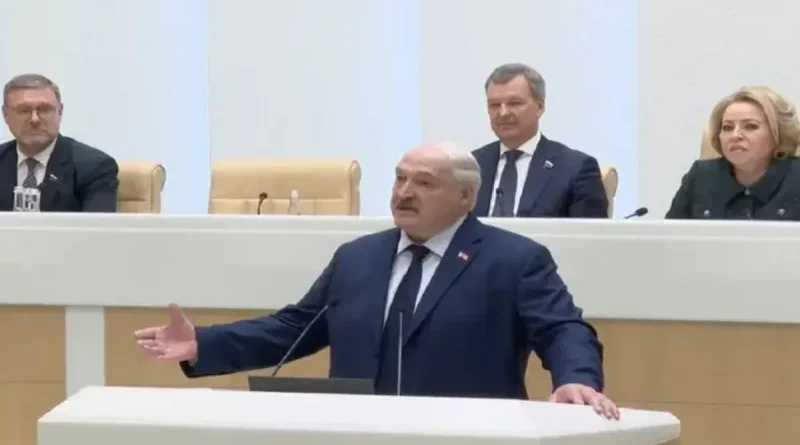 lukashenko, subraya, belarus, siempre, rusia, alexander, expreso, legisladores, hermandad, lealtad,