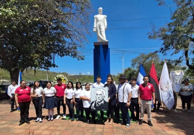 alcaldia de managua, homenaje, general josé dolores estrada, natalicio, aniversario, reyna rueda,