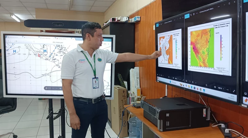 temperaturas, occidente, managua, vientos moderados, costa caribe nicaragua, ineter nicaragua, ambiente caluroso nicaragua, sensación térmica