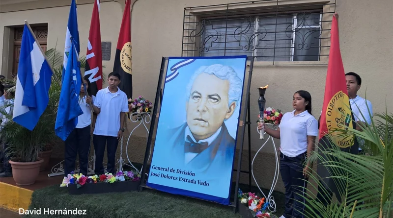 nandaime, nicaragua, general jose dolores estrada, homenaje, aniversario, granada,