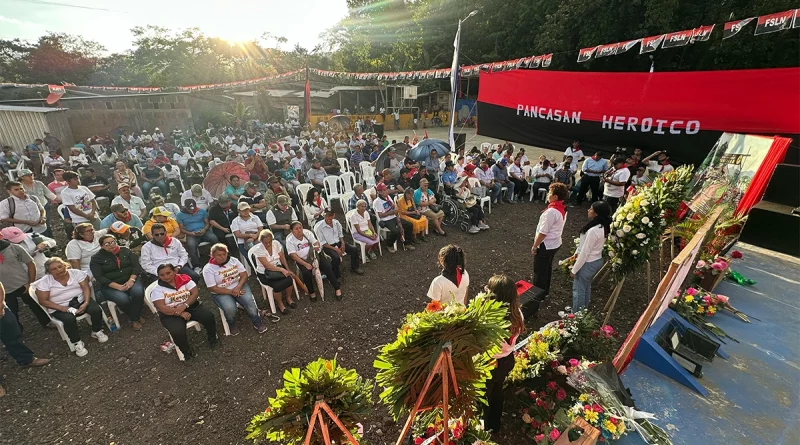 matagalpa, pancasan, nicaragua, gladys baez, homenaje,