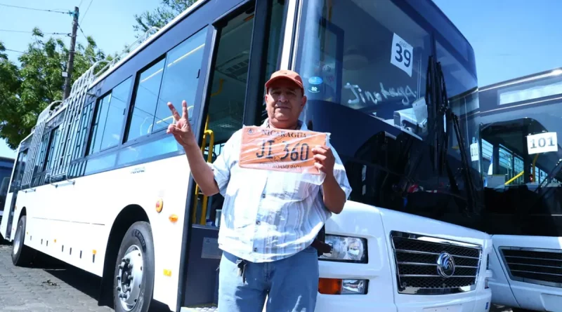 nicaragua, buses chinos, cooperativa, unidades de transporte, marca yutong